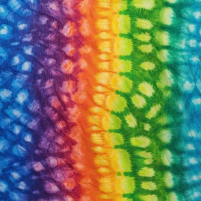 Vibrant Rainbow Tie Dye Abstract Stripes