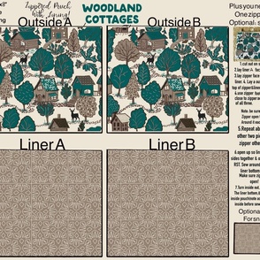 Woodland Cottages - DIY cut and sew projects