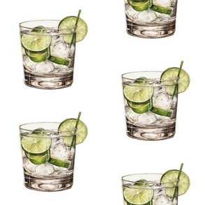 Vodka Gimlet Soda Lime