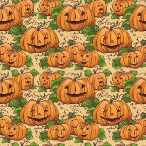 Jack - Lanterns for fun Halloween table linens