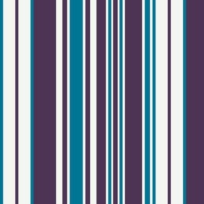 Preppy Spring Stripes (Medium) - Purplicious, Americana and Chantilly Lace (TBS206)