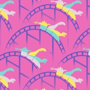 Rollercoaster-Rex in Pinkosaurus, medium