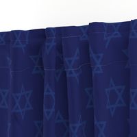 Blue Hanukkah Star of David