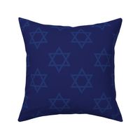 Blue Hanukkah Star of David