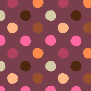 Whimsy Polka Dot_ Cute in Pink