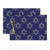 Blue and Silver Hanukkah Star of David