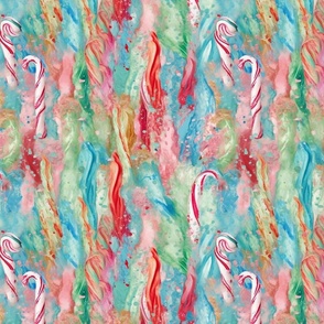 candy canes with claude monet