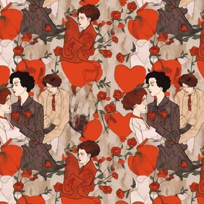 finding true love and romance in victorian valentine inspired by egon schiele