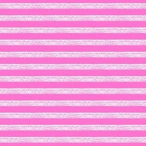 Chalky white stripes on pink