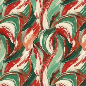 surreal abstract candy cane goodness