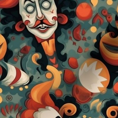 creepy clown magic