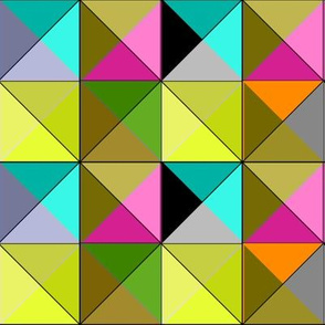 Mod Triangles Brights and Black