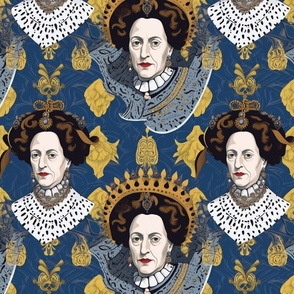 Inspired portrait of Tudor Queen Elizabeth