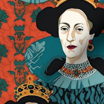 Inspired portraits of Tudor Queen Elizabeth