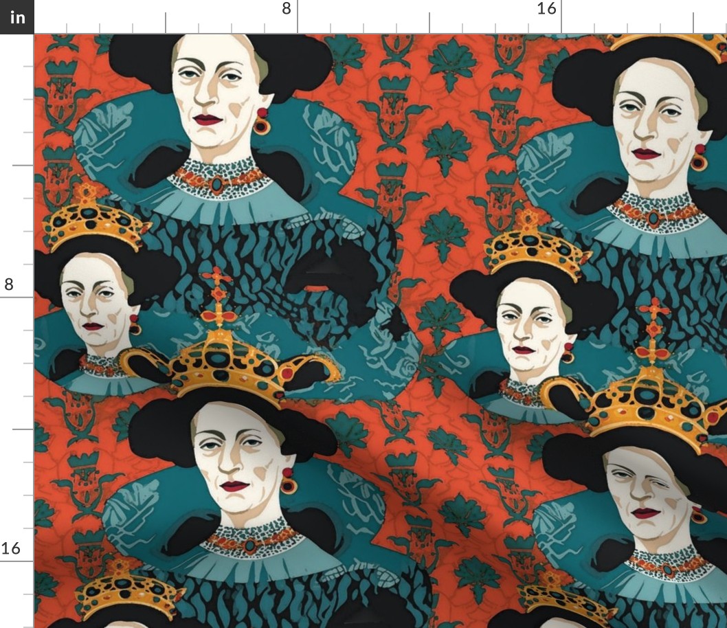 Inspired portraits of Tudor Queen Elizabeth