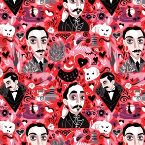 surreal valentines in love