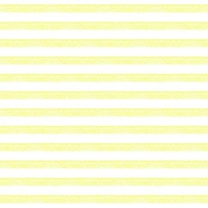 Chalky yellow stripes on white