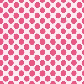 Kit-a-boo polka dots (18") - pink, cream (ST2023KAB)