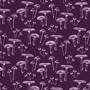 Mystical Mushroom | purple | small
