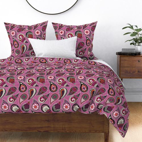 paisley peony pink limited