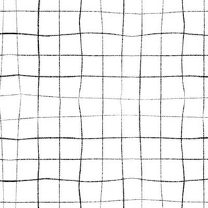 Medium Black and White Grid