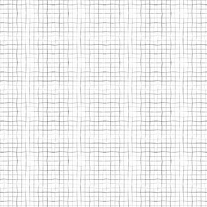 Ditsy Black and White Grid