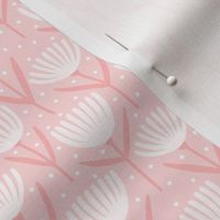 M Daisy-Like Flower Light Pink 0044 C Cozy Children Wallpaper Flower Flowers Daisy Leaves Adorned with White Dots  Lightpink pink-pink