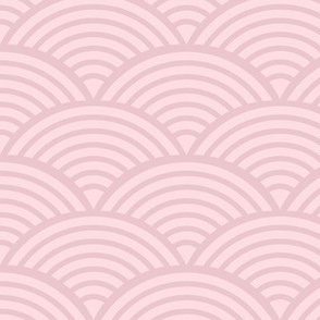 M Rainbow  geometric modern  pink on light pink  0010 C  aesthetic  plaid children wallpaper childroom babypink lightpink