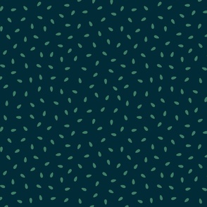 Sweet Little leaves // normal scale 0032 B // Children's Fabric Bold Aesthetic Modern Pattern cute leaf   darkgreen green lightgreen light-green dark-green