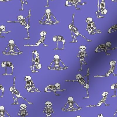 Skeleton Yoga_Small_Purple_8x8