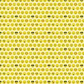 Smiley Emoji on White - S