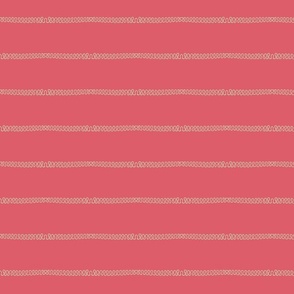 pink and khaki squiggle stripe