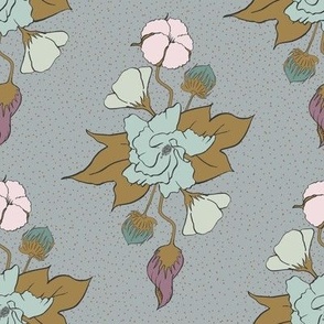 Cotton flower light grey