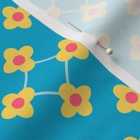 Wallflowers // medium print // Sweet Lemon Blossoms on Bubblegum