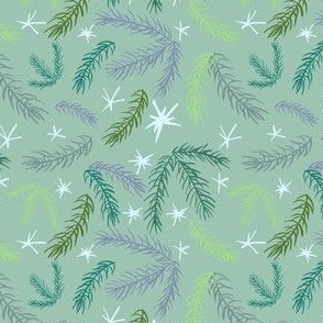 Spruce & Snowflake - Moss