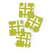 Moroccan Solid Square in Chartreuse