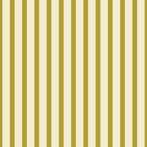 Stripes in Acid Green and Cream