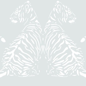 JUMBO // baby tiger - pure white_ rainsong blue 02 - nursery 