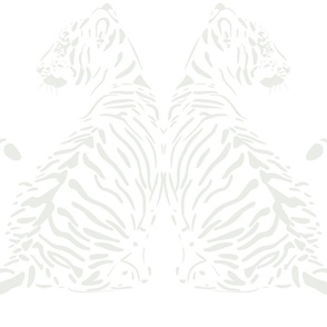 JUMBO // baby tiger - pure white_ serendipity white - nursery 