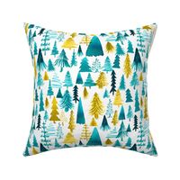 Evergreen Forest- Spruce & Gold