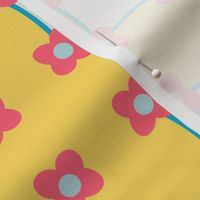 Foursquare // large print // Pinkalicious Blossoms & Vanilla Cream Squares on Sweet Lemon