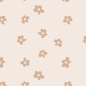 TAUPE DAISY FLOWER  SMALL