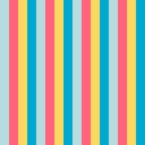 Vertical Stripes // small print // Multicolored