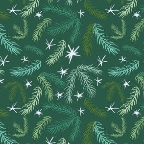 Spruce & Snowflakes - Forest