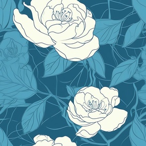 Ethereal Camellia Blue