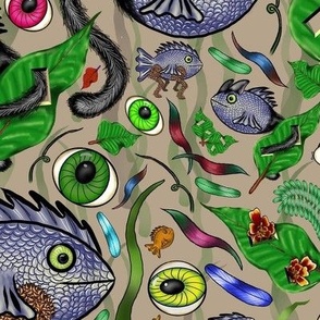 Dogfish, Eyefish and FishCat - Surrealistic Ocean