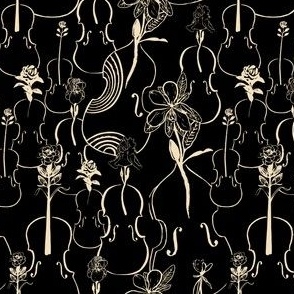 Botanical Strings Orchestra-Black/White