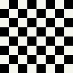 Black and white checkerboard