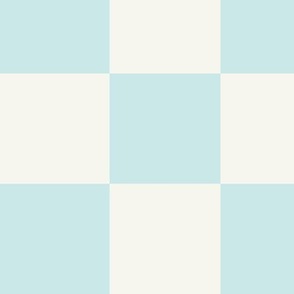 Checkerboard pastel blue