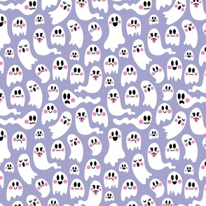 ghost mix on light purple medium